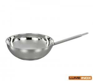 FRIGIDEIRA WOK INOX PROFISSIONAL FUNDO TRIPLO 30X11 CM