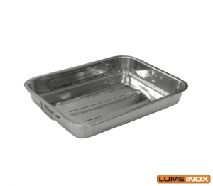 ASSADEIRA RETANGULAR 32 CM INOX