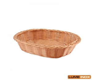 CESTA PO OVAL BAIXA FECHADA 36X24X6,5 CM