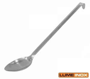 COLHER ARROZ 33 CM COM GANCHO AO INOX