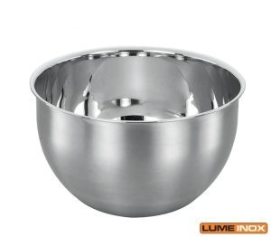 TIGELA MASSA INOX PROFISSIONAL 24X14 CM