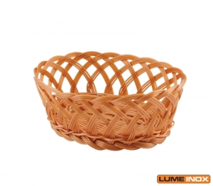 CESTA PO OVAL TRABALHADA 28X21X8 CM ABERTA