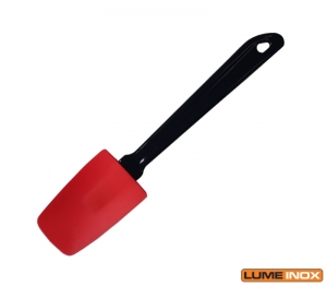 ESPTULA SILICONE 25 CM CABO PRETO