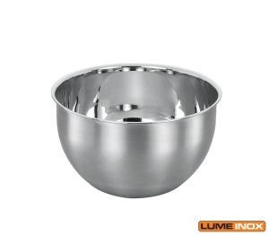 TIGELA MASSA INOX PROFISSIONAL 20X12 CM