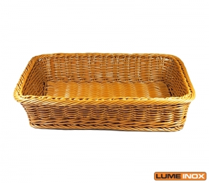 CESTA PO RETANGULAR BAIXA 32,5X26,5X6,5 CM