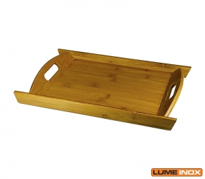 BANDEJA RETANGULAR BAMBU 37,8X25,5X3,3 CM