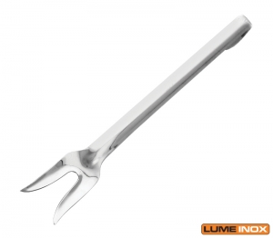 GARFO ASSADOS INOX 37 CM COM GANCHO