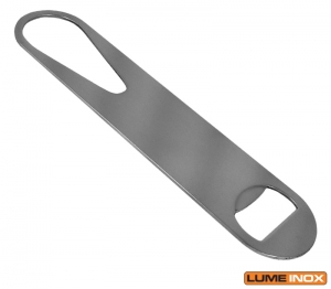 ABRIDOR GARRAFA RETO INOX 18 CM