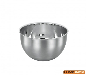 TIGELA MASSA INOX PROFISSIONAL 18X11 CM