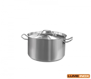 CAAROLA INOX PROFISSIONAL FUNDO TRIPLO 34X19 CM