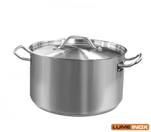 CAAROLA INOX PROFISSIONAL FUNDO TRIPLO 50X23 CM