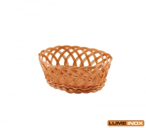 CESTA PO OVAL TRABALHADA 22X16X8 CM ABERTA