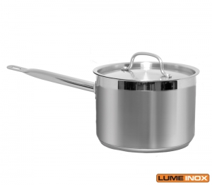 PANELA INOX PROFISSIONAL COM CABO FUNDO TRIPLO 24X11 CM