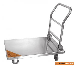 CARRO 1 PLATAFORMA PLANA AO INOX