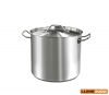 title=CALDEIRO INOX PROFISSIONAL FUNDO TRIPLO 34X34 CM